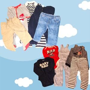 Baby Boy Bundle 6 to 12 months Old Navy, Rivalry, Threads 91, Gymboree, Carters